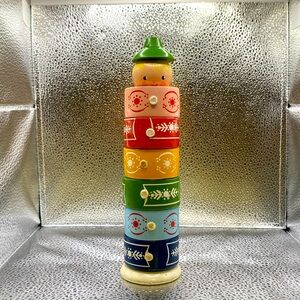 Handmade Scandinavia Napkin Ring Holder Boy